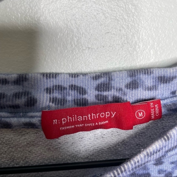 n:philanthropy Sela Animal Print Sweatshirt & Mila Lace-Up Joggers Set - Picture 8 of 15